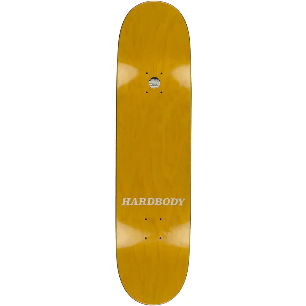 Hardbody Hjalte Halberg Stacked Logo Skateboard Deck 8.125"