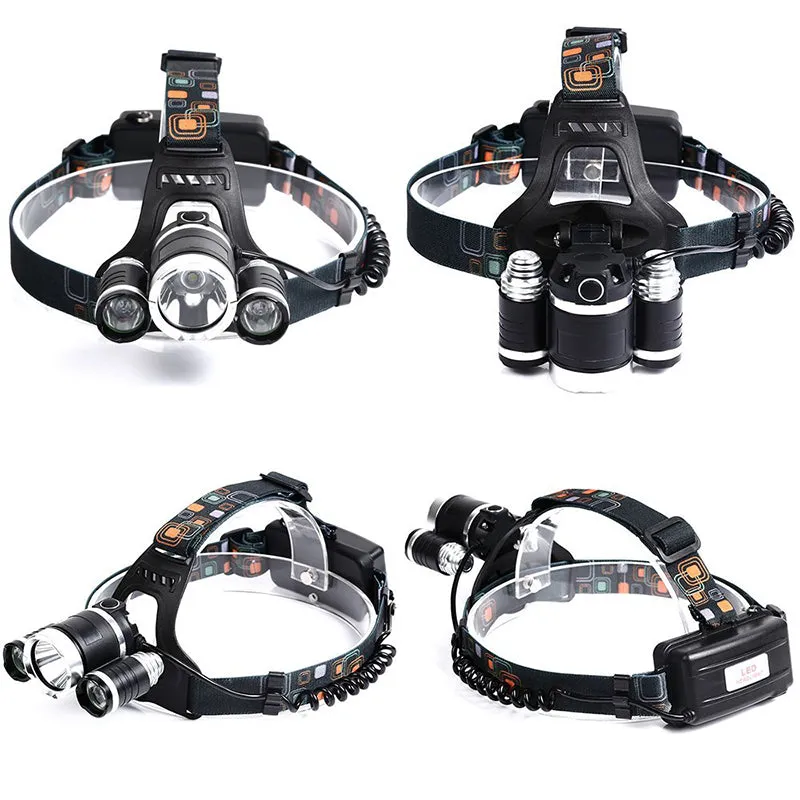 Headlight Head Lamp 13000 Lumens  LED 4 Modes