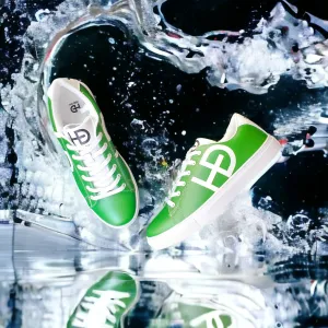 HEED NYC Women's Classic Green Apple Vegan Leather Sneaker