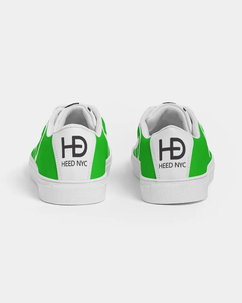 HEED NYC Women's Classic Green Apple Vegan Leather Sneaker