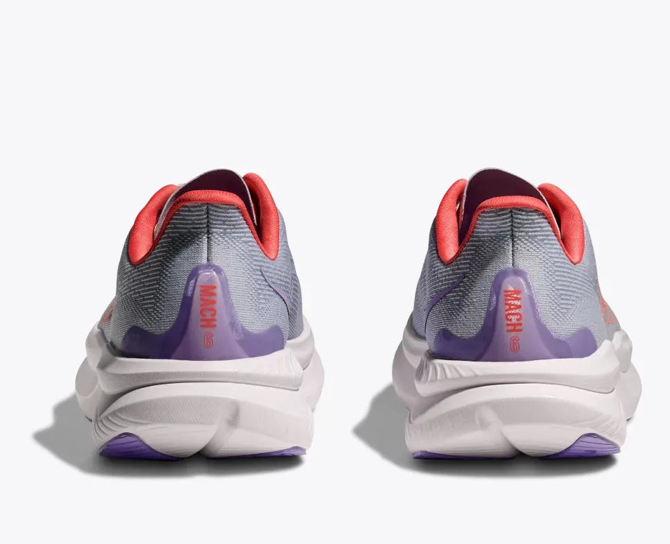 Hoka Women's Mach 6 | Pale Dusk/Gull