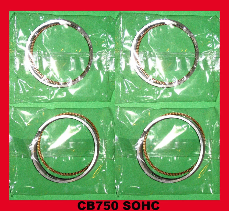 Honda CB750 Piston Rings x 4 sets!! - STD. 1971 1972 1973 1974 1975 1976 SOHC 13011-300-024