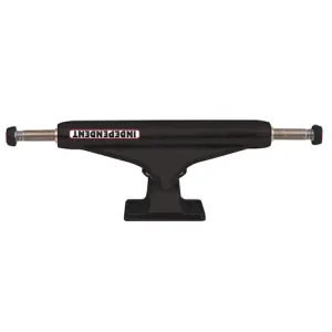 Independent Truck Co Stage 11 Bar Logo Flat Black Skateboard Trucks 169