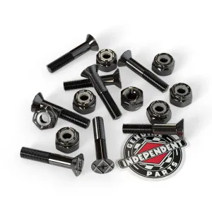 Indy Bolts Phillips Black Skateboard Bolts - 1 1/4