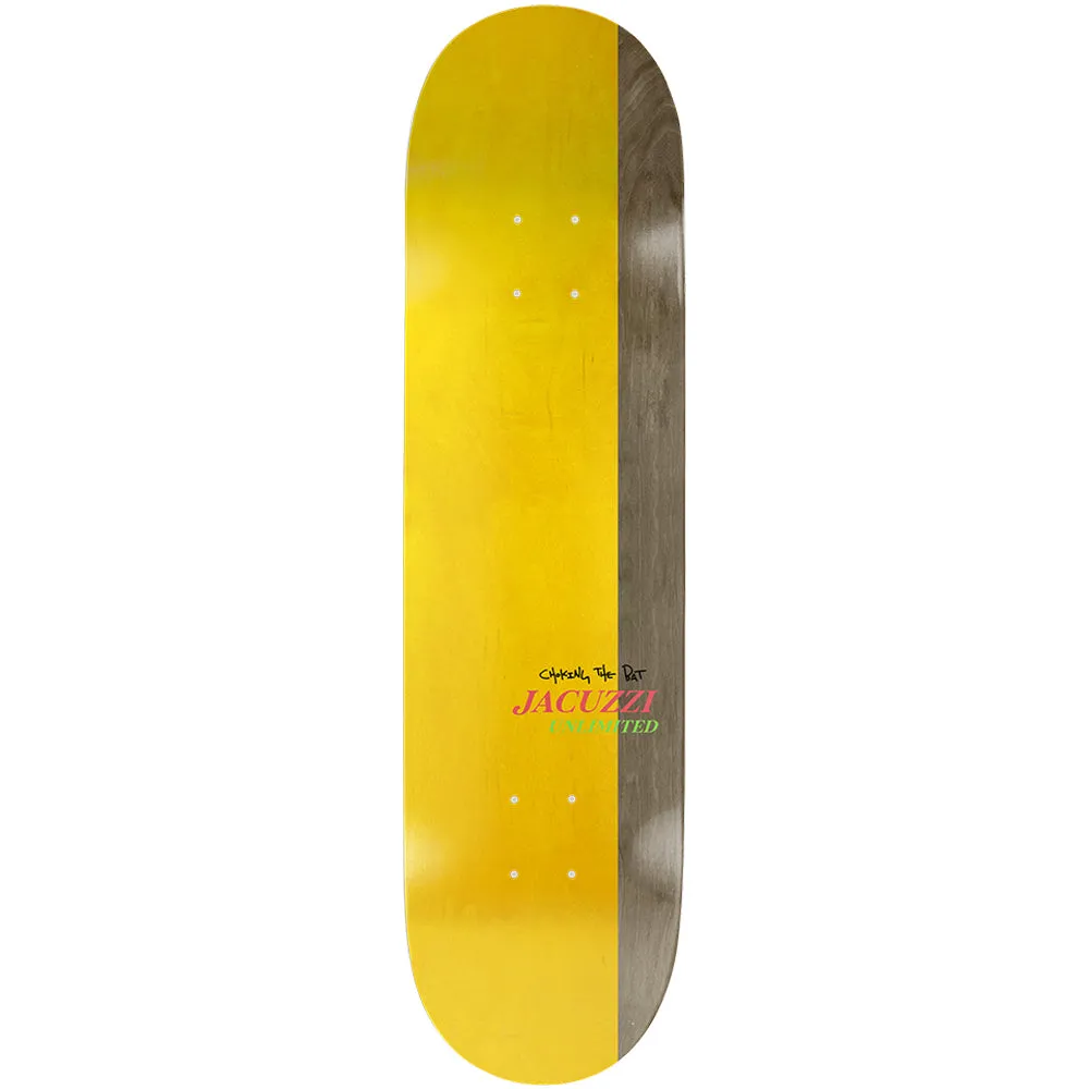 Jacuzzi Unlimited John Dilo Fire Wheel Wells Skateboard Deck 8.5"