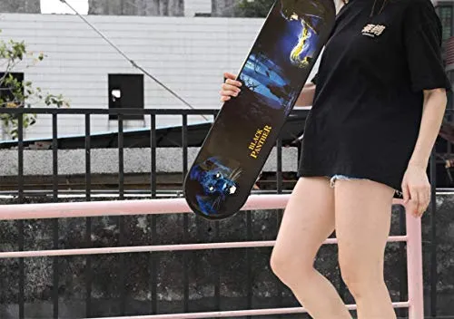jaspo Dragon Fire Dual Fiber Skateboard Combo (Multicolour, 26.5*6.5", for Age Group 7 Years and Above).