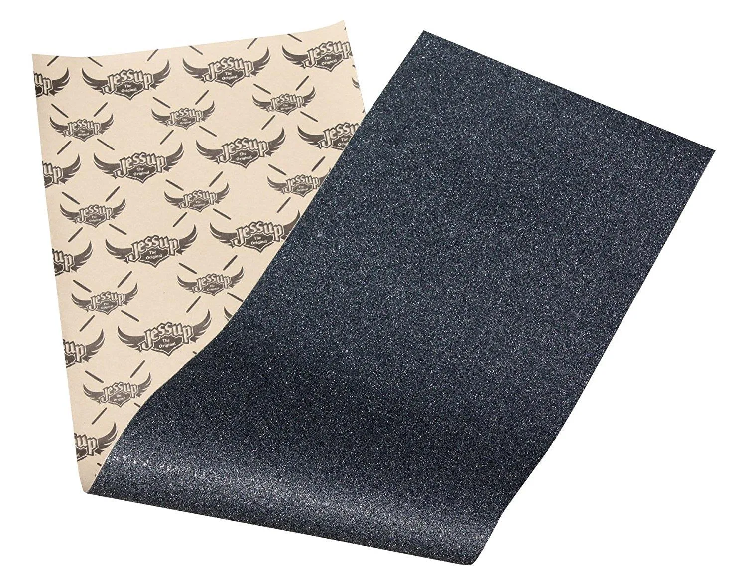 Jessup Skateboard Cruiser Longboard Wide Grip Tape Black Sheet (Sizes 9",10",11" & 12")
