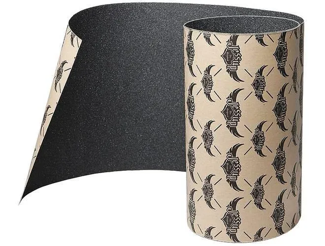 Jessup Skateboard Cruiser Longboard Wide Grip Tape Black Sheet (Sizes 9",10",11" & 12")