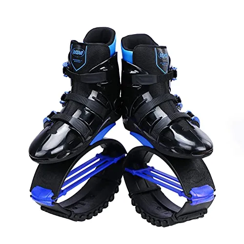 Joyfay Unisex Fitness Jump Shoes Bounce Shoes (Blue, X-Large)