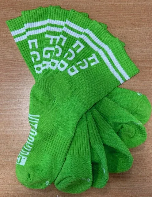 Junior 3 Pack Green Crew Performance Socks...£16