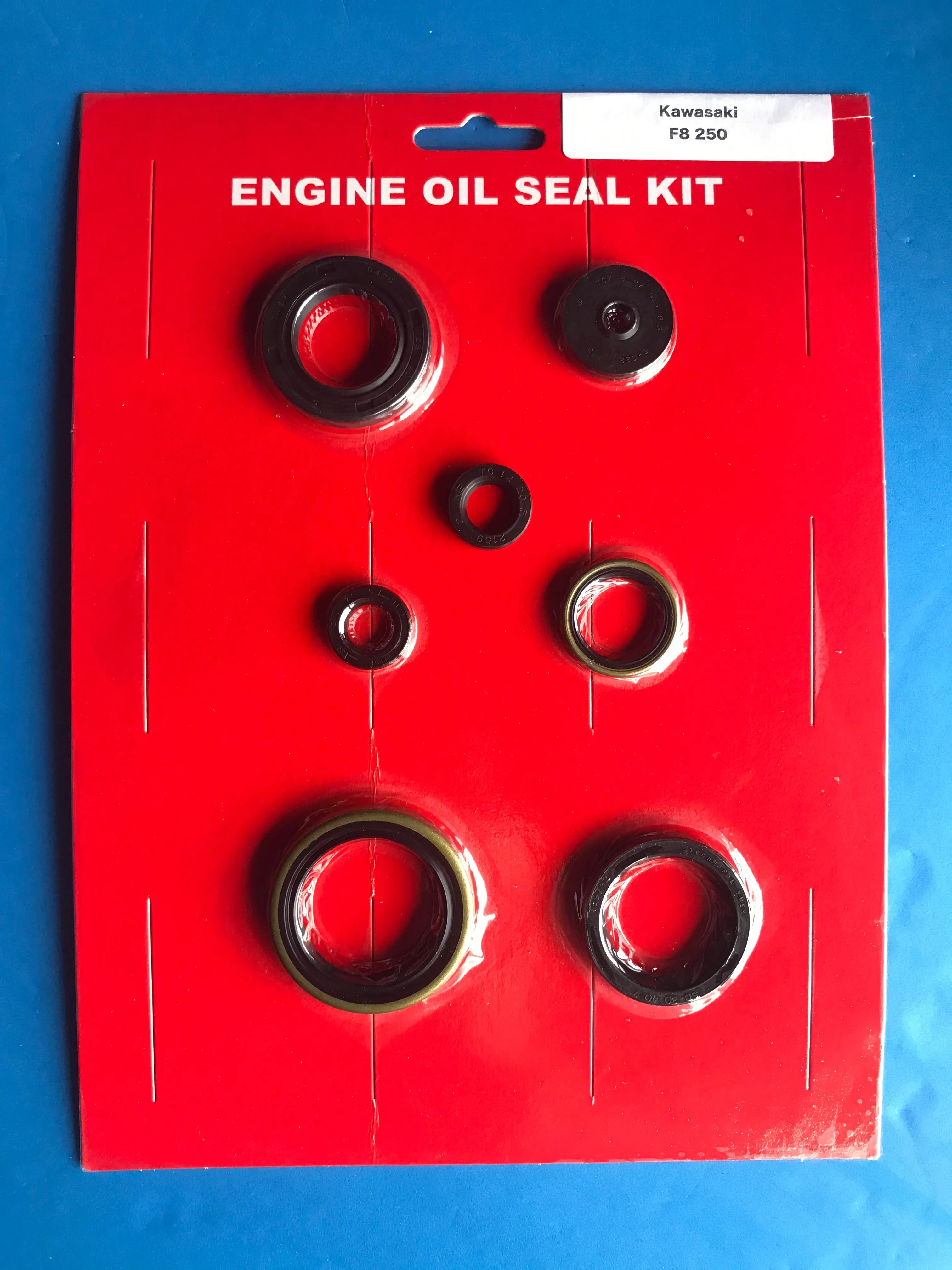 Kawasaki F8 Engine Oil Seal Kit Bison 250 1971 1972 Crank Clutch Kick Shift Seal 