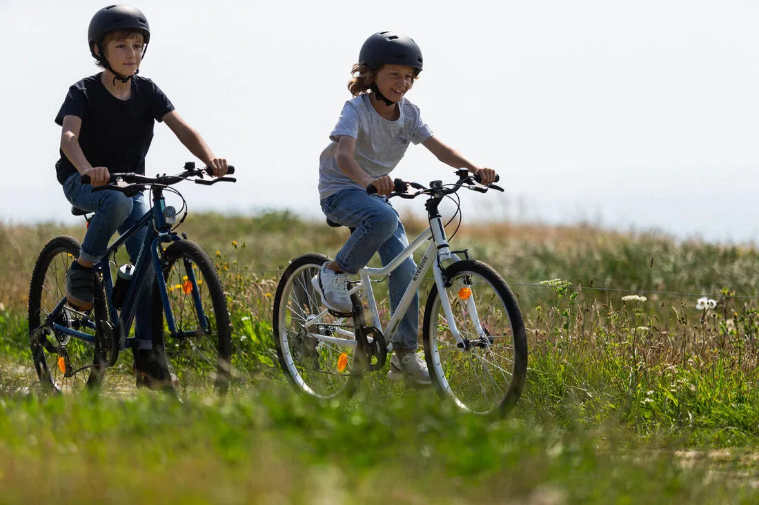 Kids' 9-12 Years 24" Hybrid Bike Riverside 100