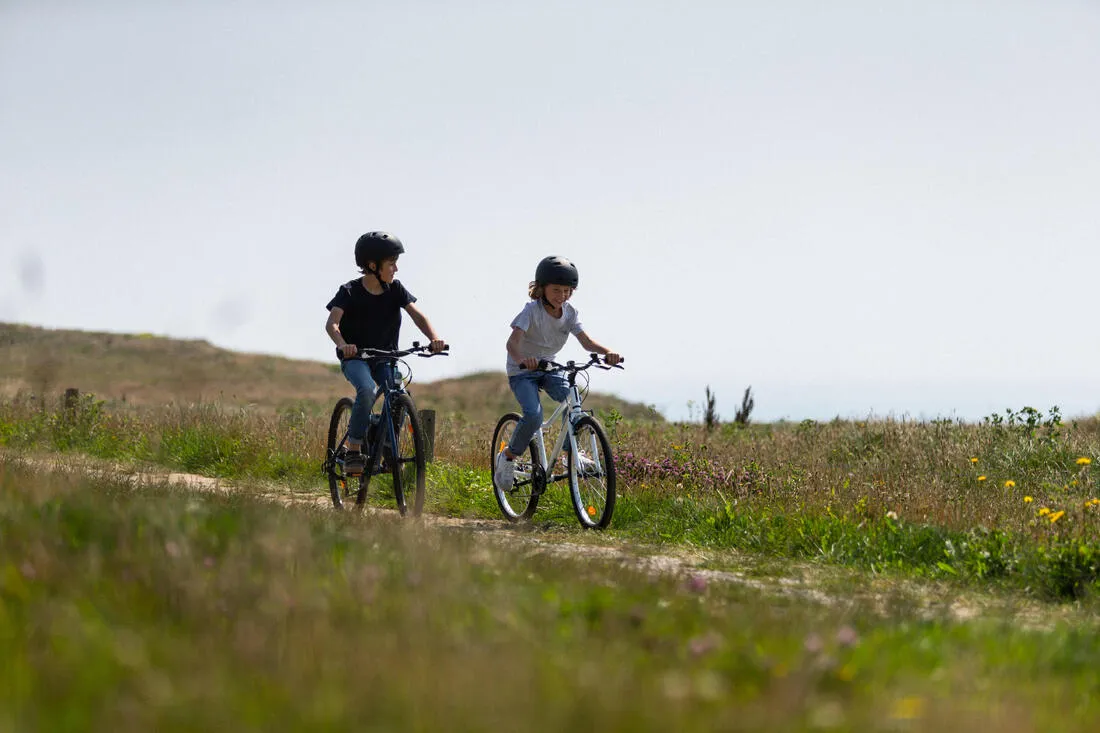 Kids' 9-12 Years 24" Hybrid Bike Riverside 100