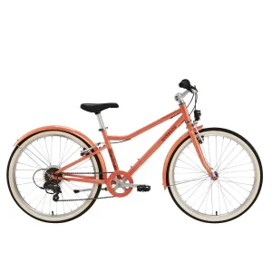 Kids' 9-12 Years 24" Hybrid Bike Riverside 500 - Black