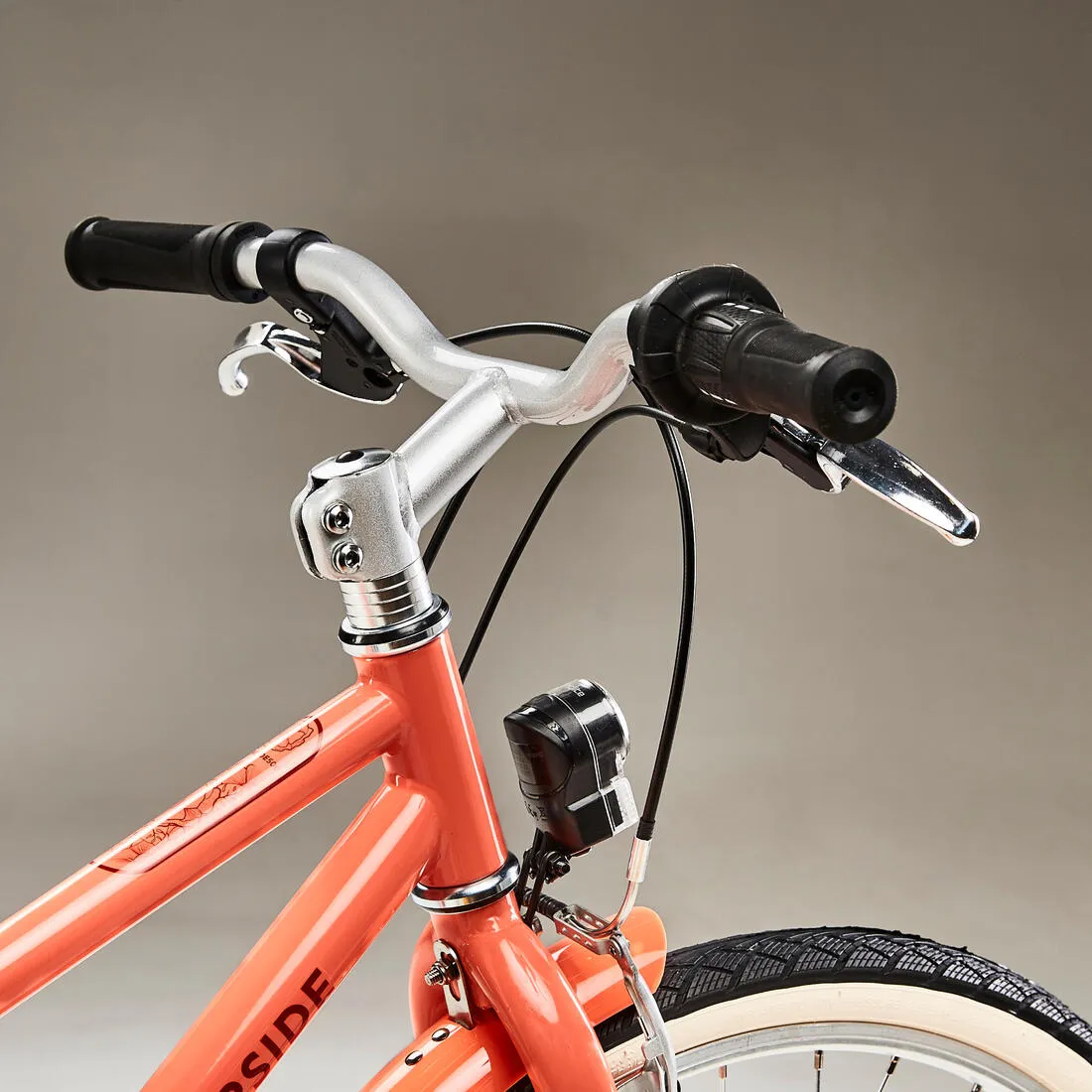 Kids' 9-12 Years 24" Hybrid Bike Riverside 500 - Black