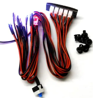 L-008 1/10 Scale Racing Car / Truck Body Shell Simple 10 LED Light Kit 6v JR
