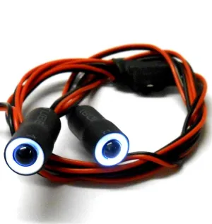 L-031 1/10 Scale Racing Car Body Shell Angle Halo Ring 2 LED White Light Set JR