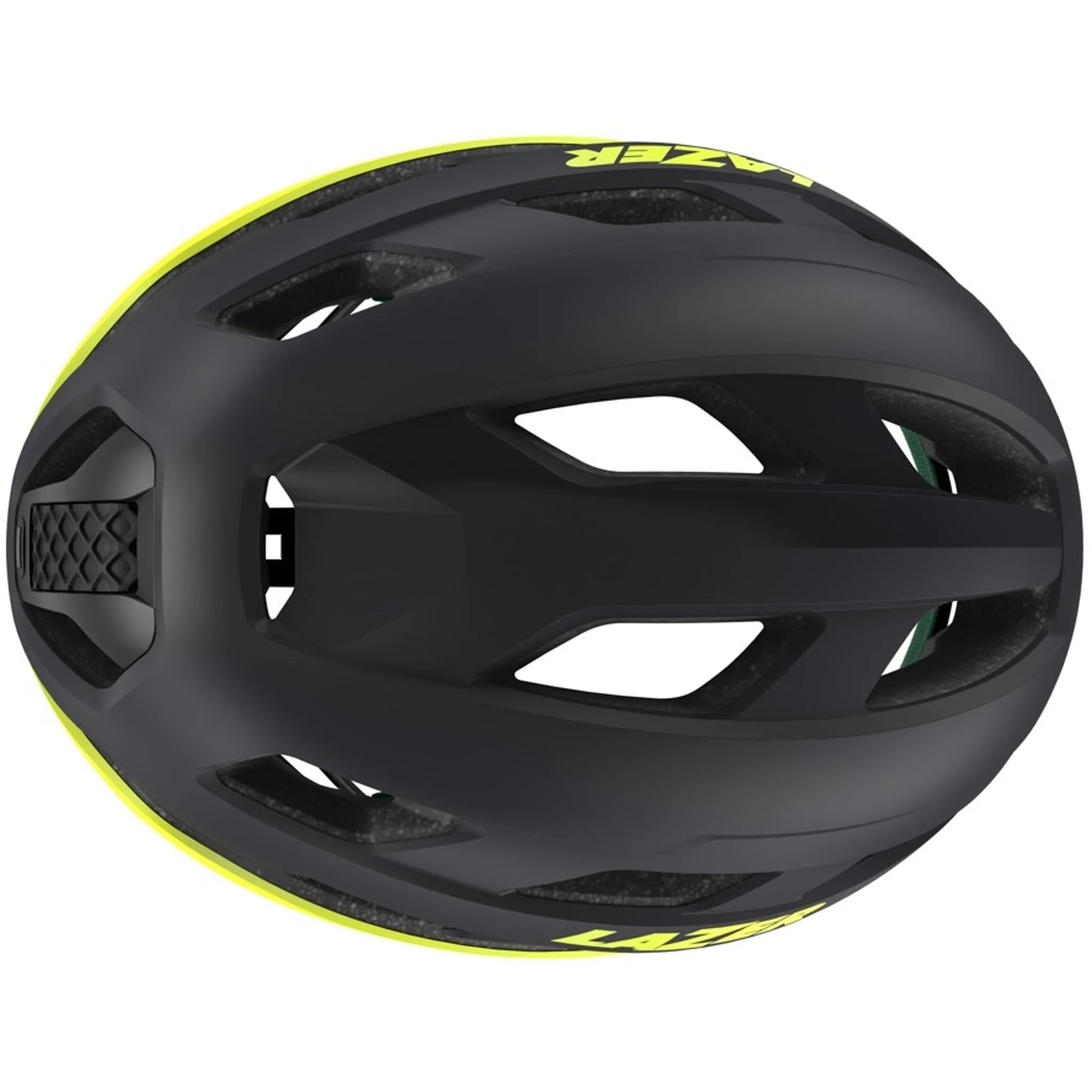 Lazer Strada Kineticore Road Helmet Matte Dark Grey/Flash Yellow