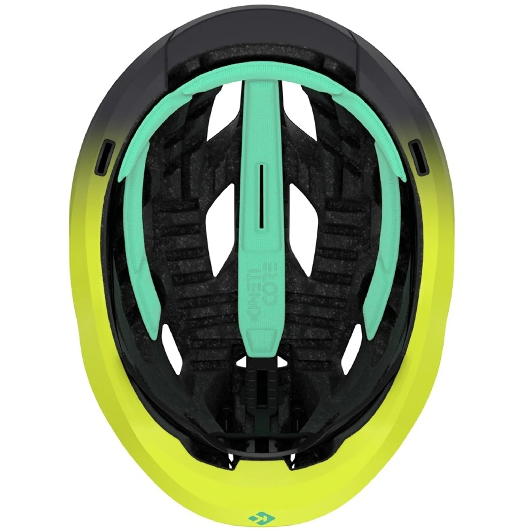 Lazer Strada Kineticore Road Helmet Matte Dark Grey/Flash Yellow