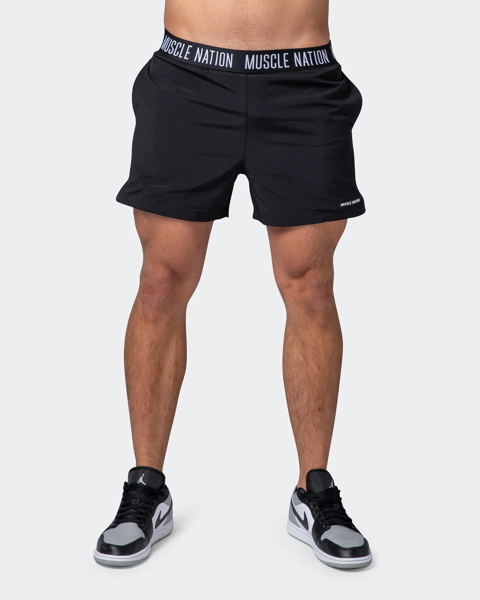 Level Up Training Shorts - Black