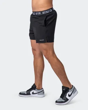Level Up Training Shorts - Black