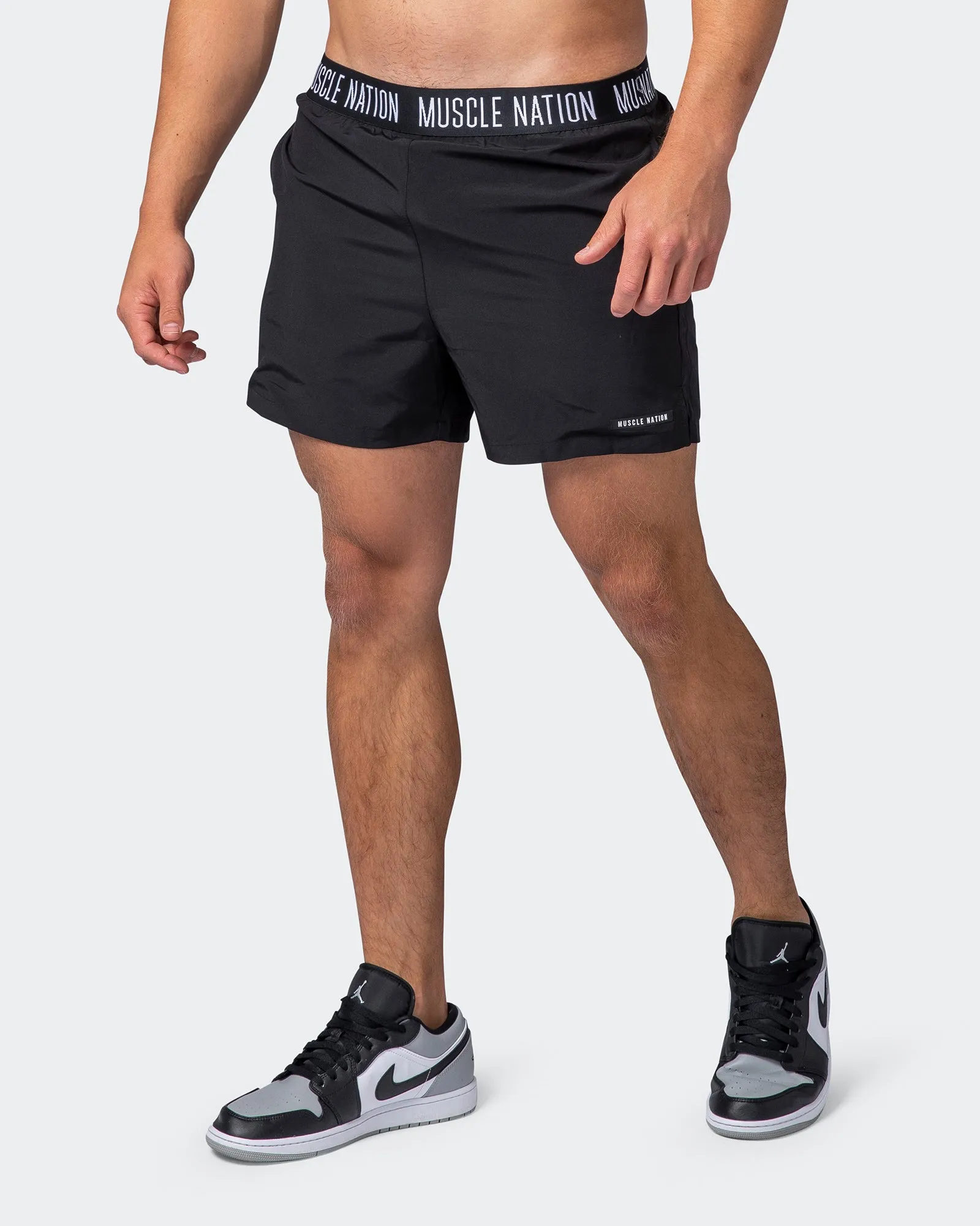 Level Up Training Shorts - Black