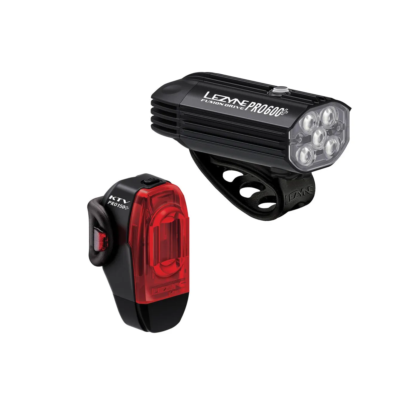 Lezyne Fusion Drive Pro 600  / Ktv Drive Pro  Pair Light Set