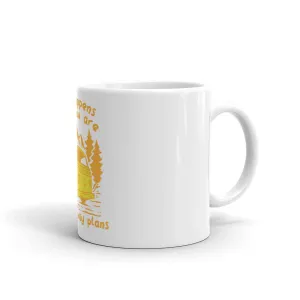 Life happens when you are making busy plans mug