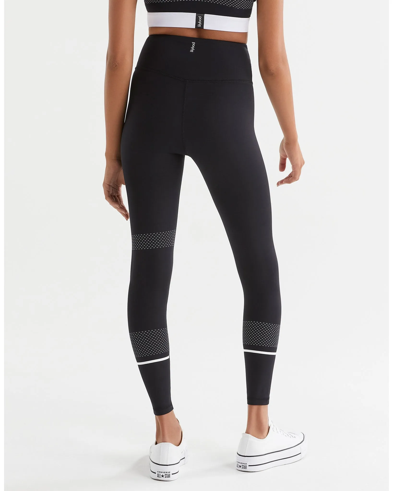 Lilybod Activate Full Length Legging - Black/White