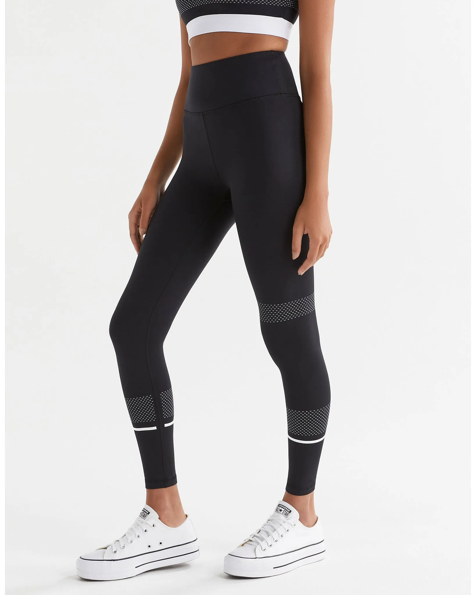 Lilybod Activate Full Length Legging - Black/White