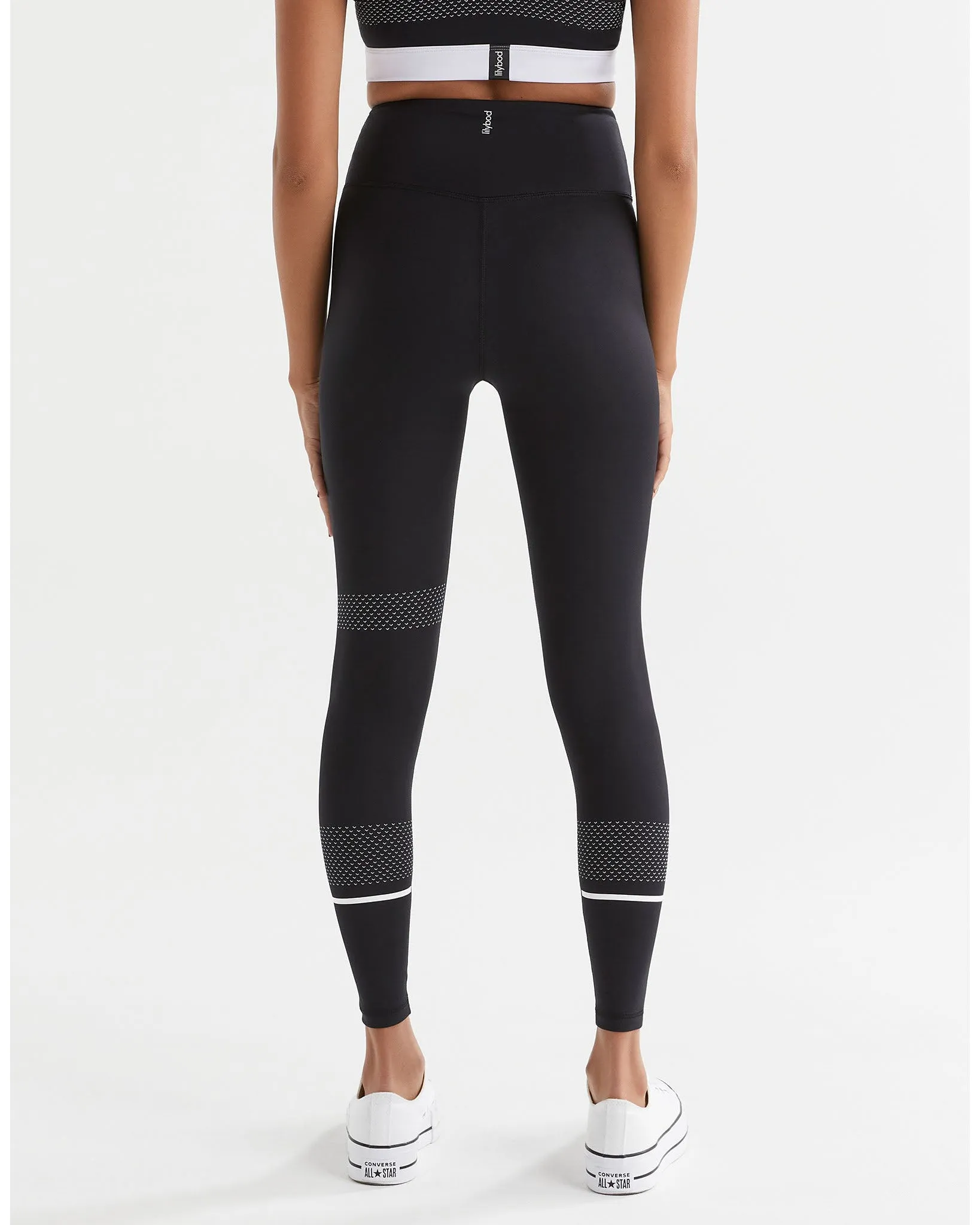 Lilybod Activate Full Length Legging - Black/White
