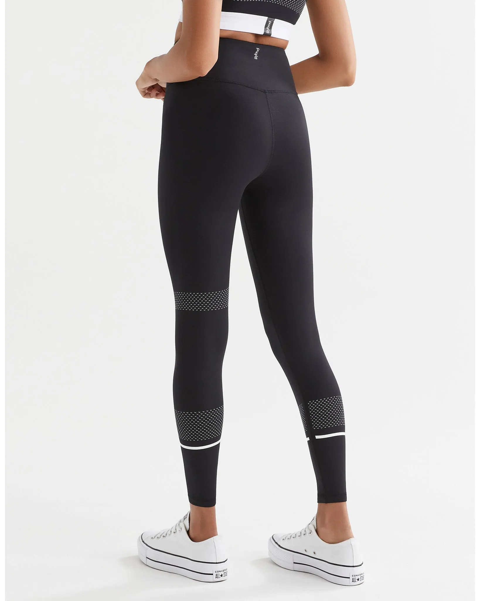 Lilybod Activate Full Length Legging - Black/White