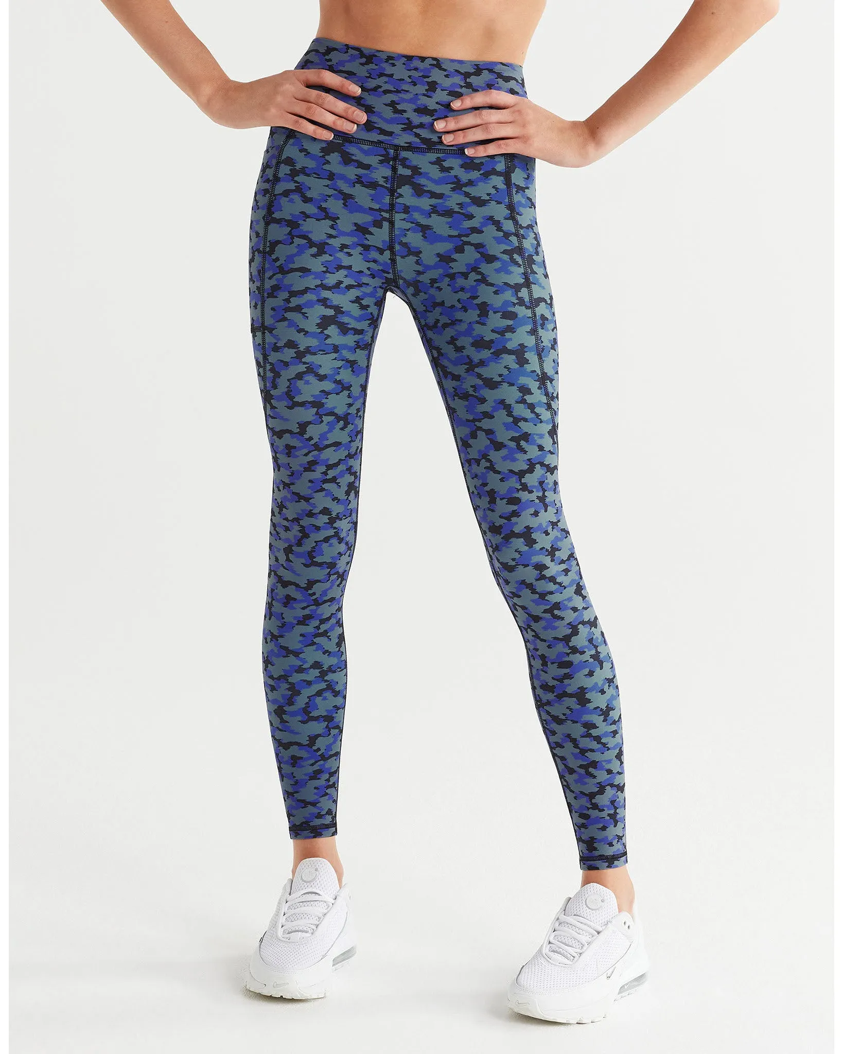 Lilybod Josi Legging - Blue Forest Print
