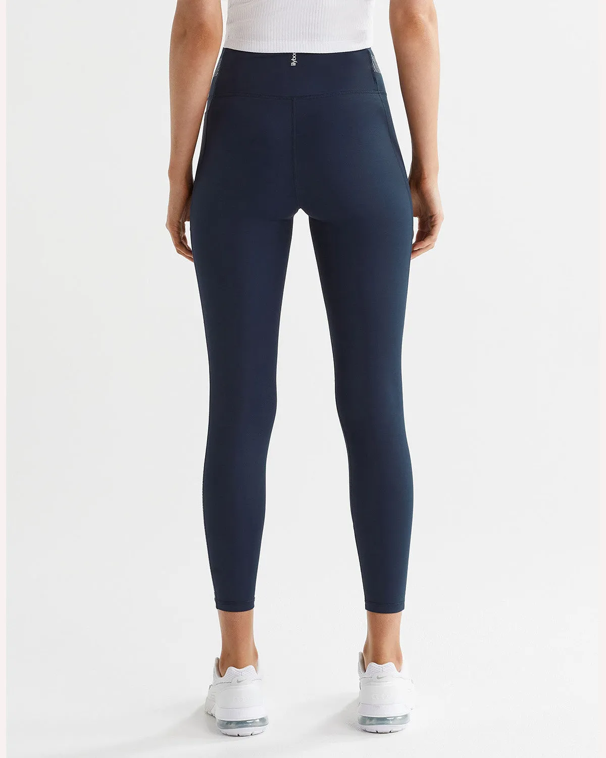 Lilybod Sasha Full Length Legging - Navy/White