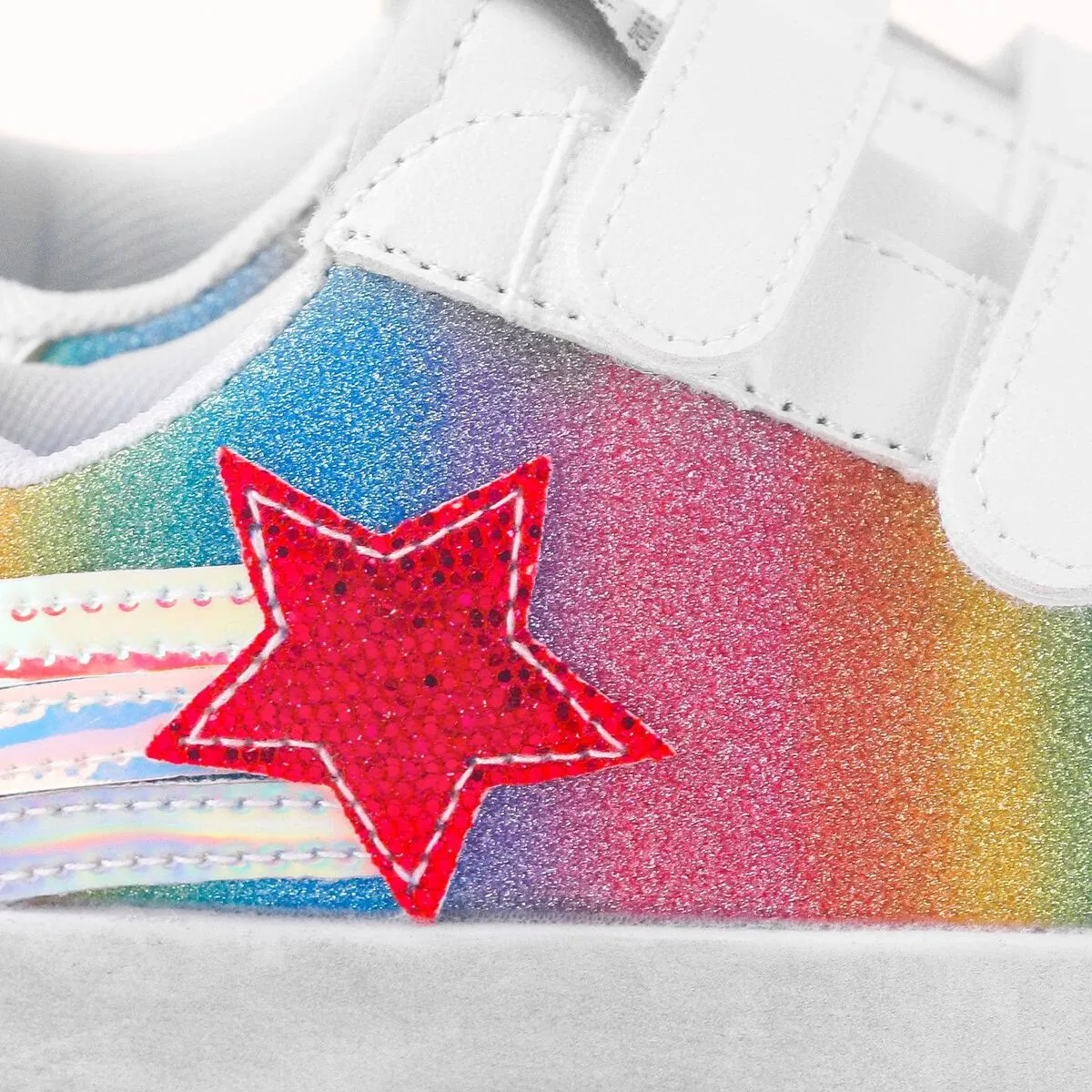 Lola and The Boys Shooting Star Ombre Velcro Sneaker