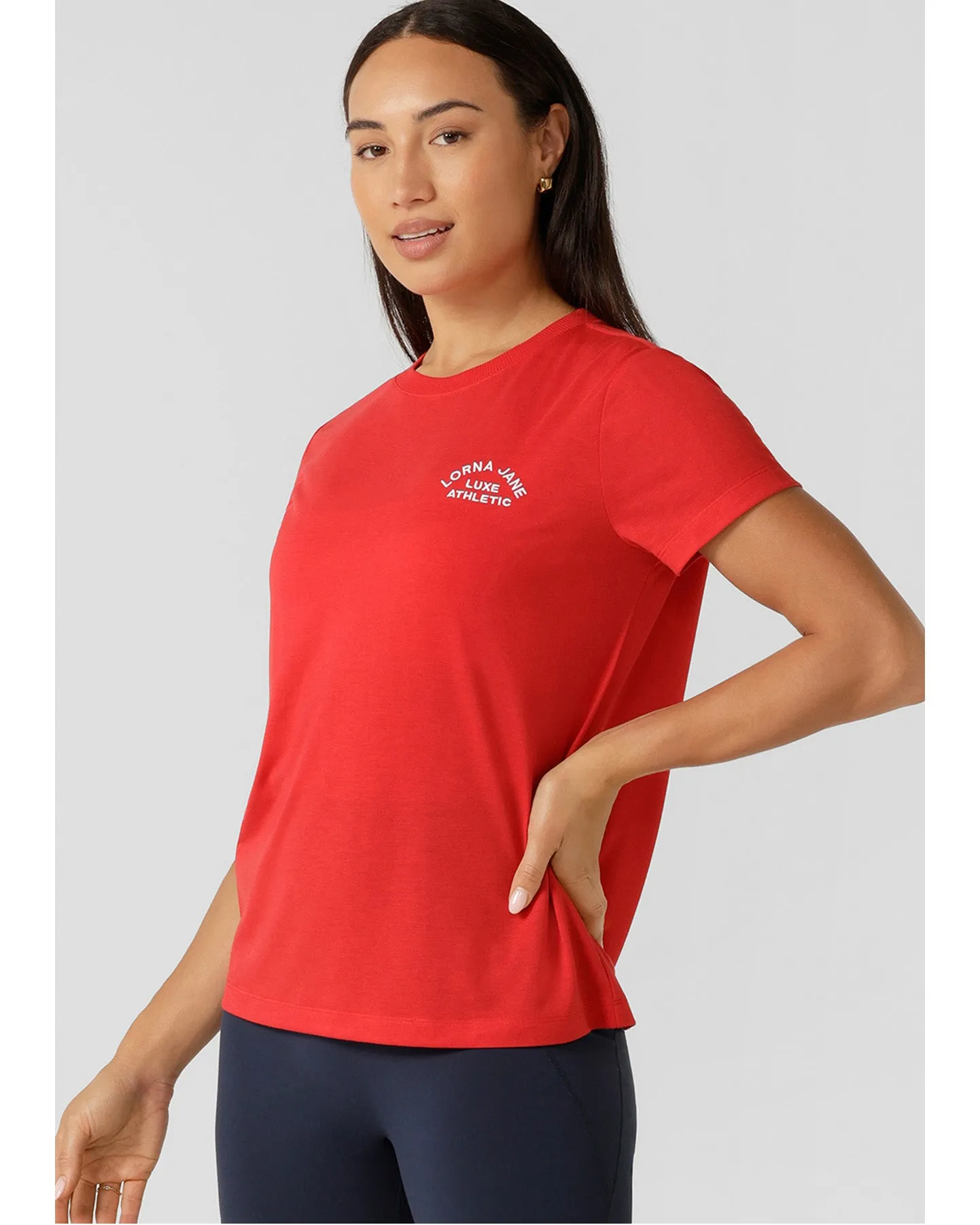 Lorna Jane Lotus T Shirt - Ginger