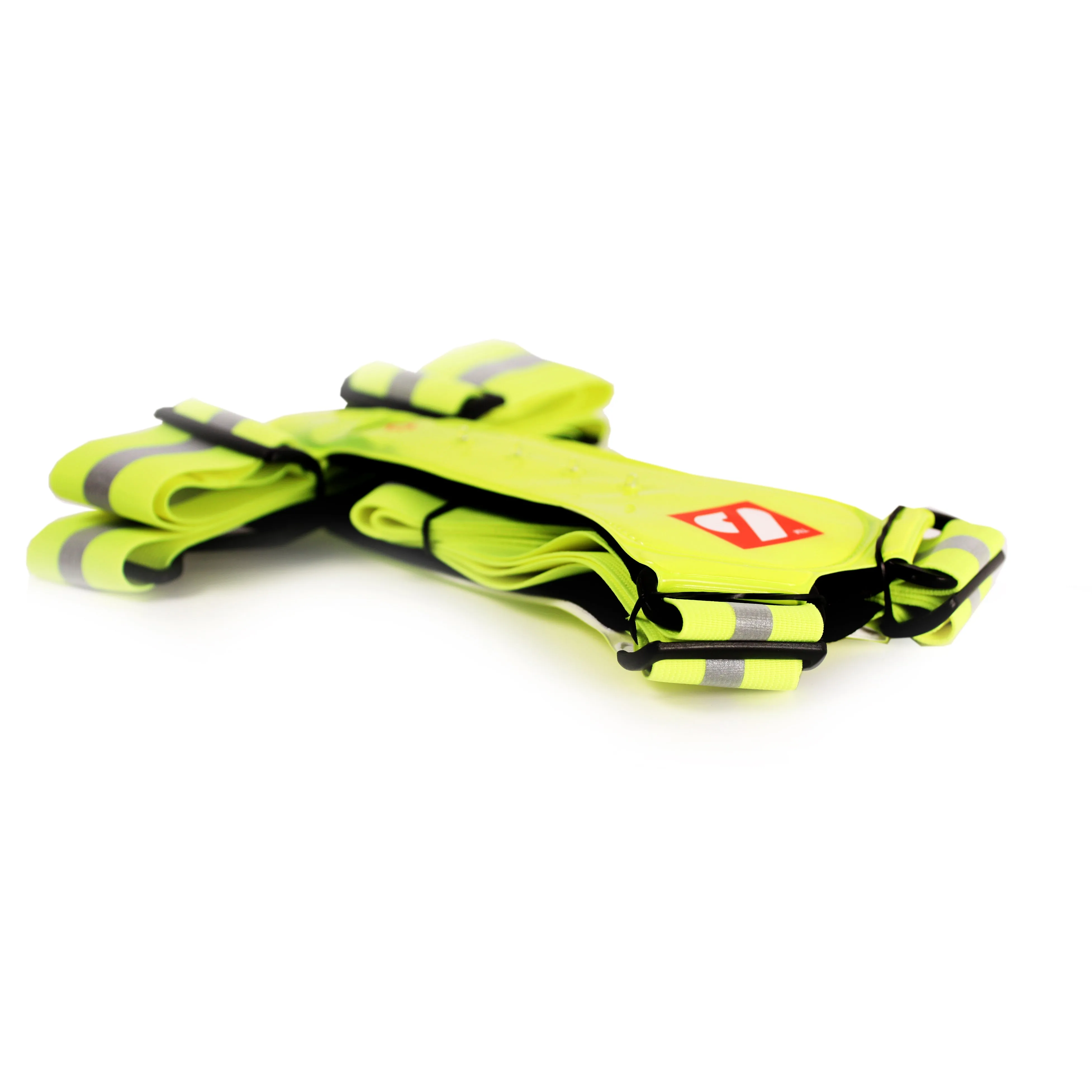 LW-1 Fluorescent vest with LED lights and reflective stripes
