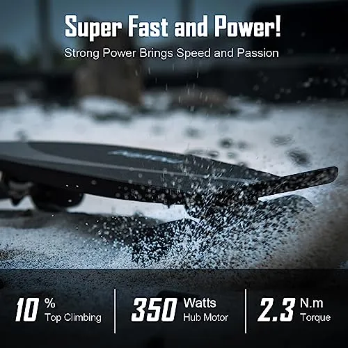 maxfind Entry-Level Electric Skateboards with Remote for Kids Teens Youth Motorized Board 15MPH Top Speed Lightweight 27 Inch MAX ONE