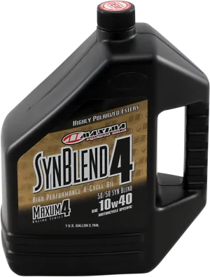 MAXIMA RACING OIL SynBlend Semi-Synthetic Oil - 10W40 - 1 gallon