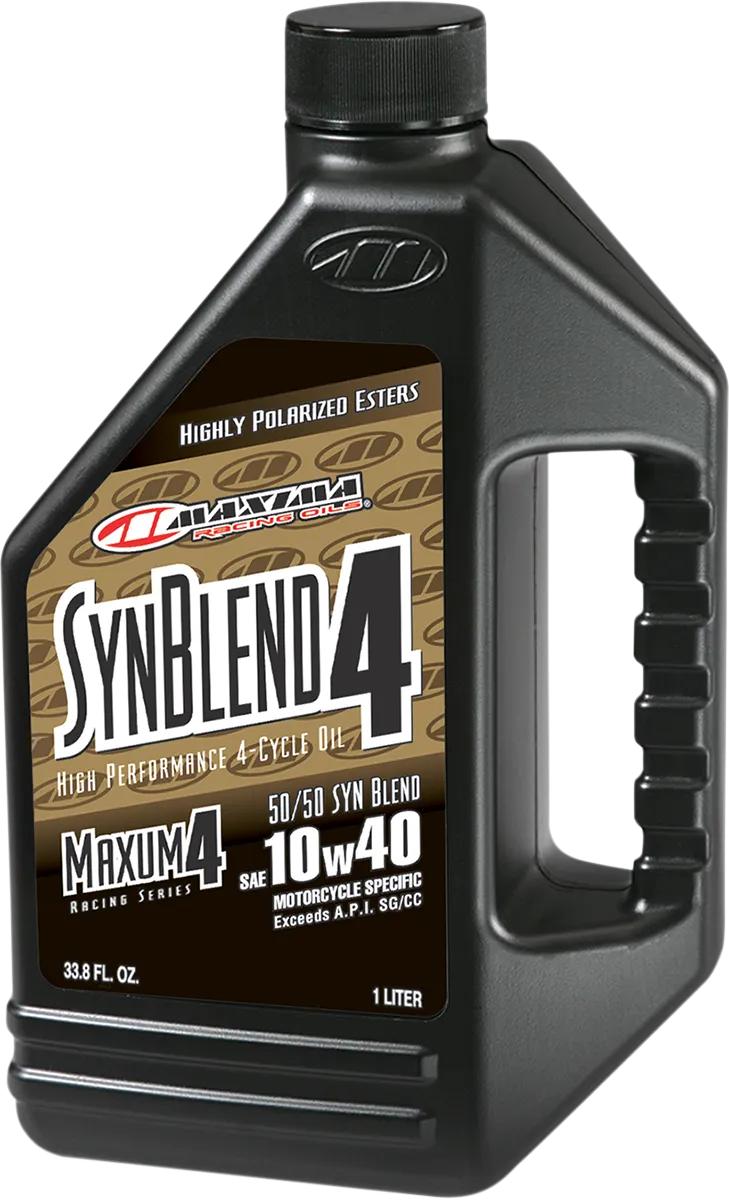 MAXIMA RACING OIL SynBlend Semi-Synthetic Oil - 10W40 - 1 liter