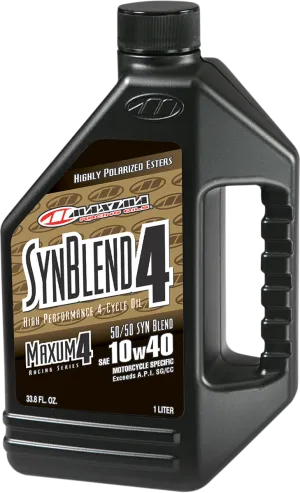 MAXIMA RACING OIL SynBlend Semi-Synthetic Oil - 10W40 - 1 liter