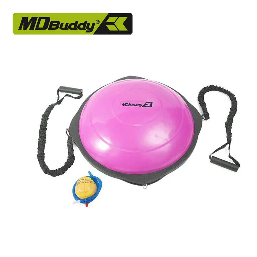 MD BUDDY BOSU BALL WITH BANDS
