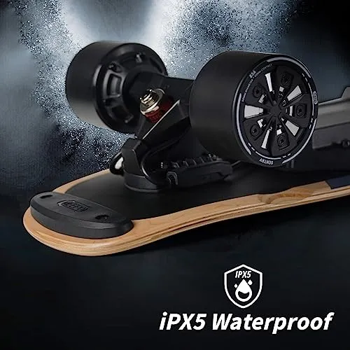 MEEPO Electric Skateboard with Remote, 28 MPH Top Speed, 20 Miles Range,330 LBS Load Capacity, Maple Cruiser for Adults and Teens, Mini5 ER
