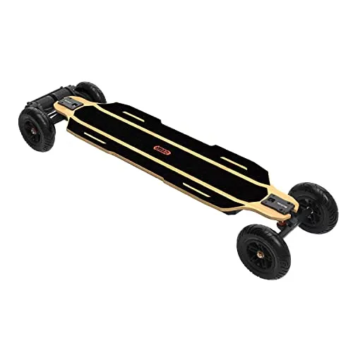 MEEPO Hurricane Bamboo Pro Off-Road All Terrain Electric Skateboard, Ultra-Long 31 Miles Range Mountain Board, Highest 32 MPH Top Speed, 365 Days Warranty, Professional for Adult