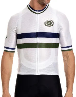 Men Cycling Jersey - Les Héritage Vert Cycling