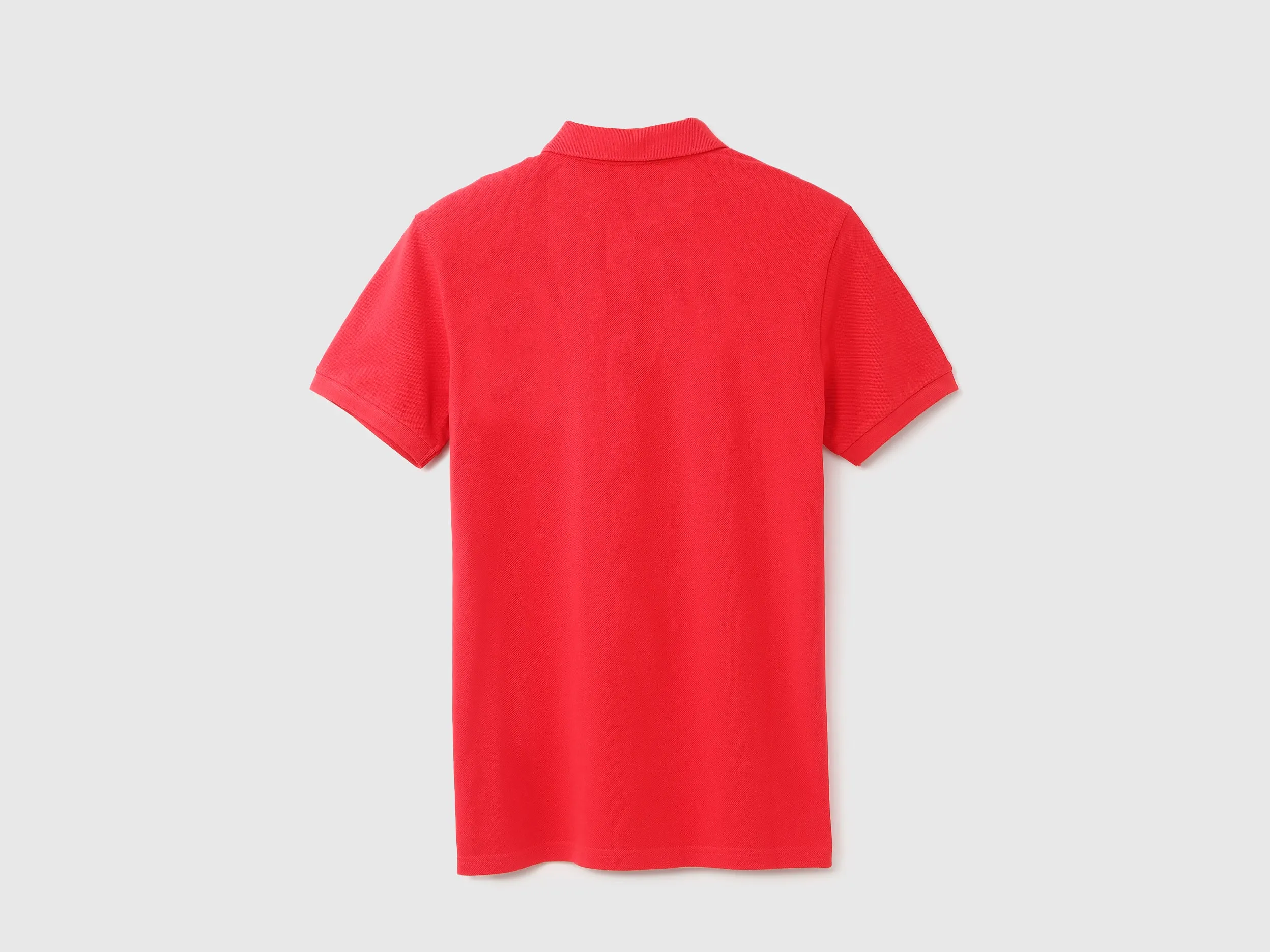 Men Red Solid Regular Polo T Shirt