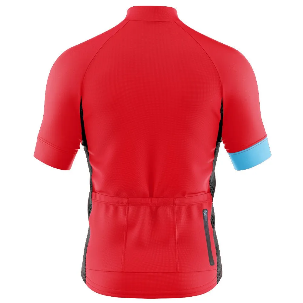 Mens Bezzie Red Cycling Jersey