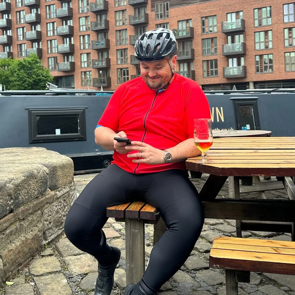 Mens Bezzie Red Cycling Jersey