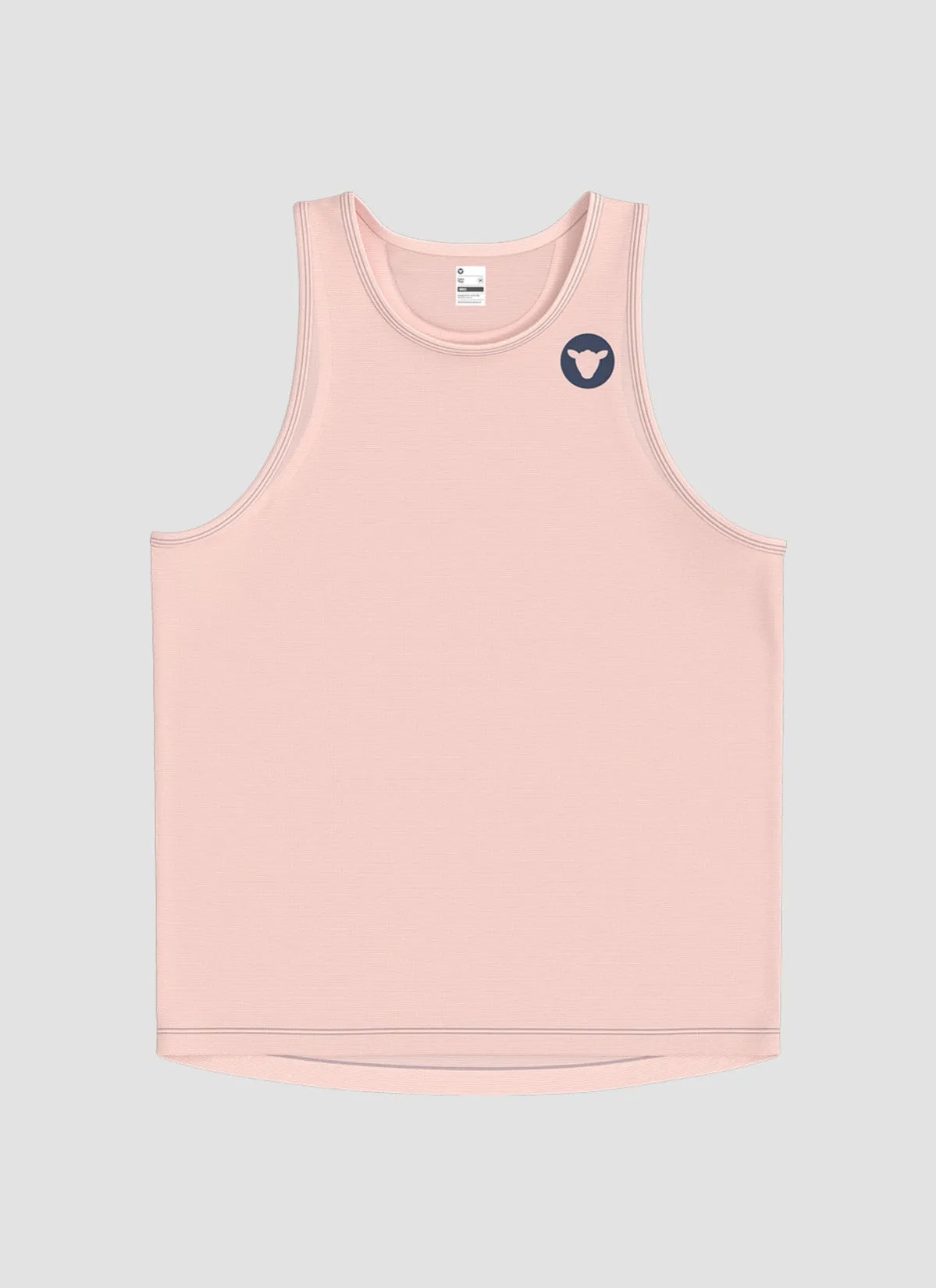 Men's Dry Singlet - Barely Pink