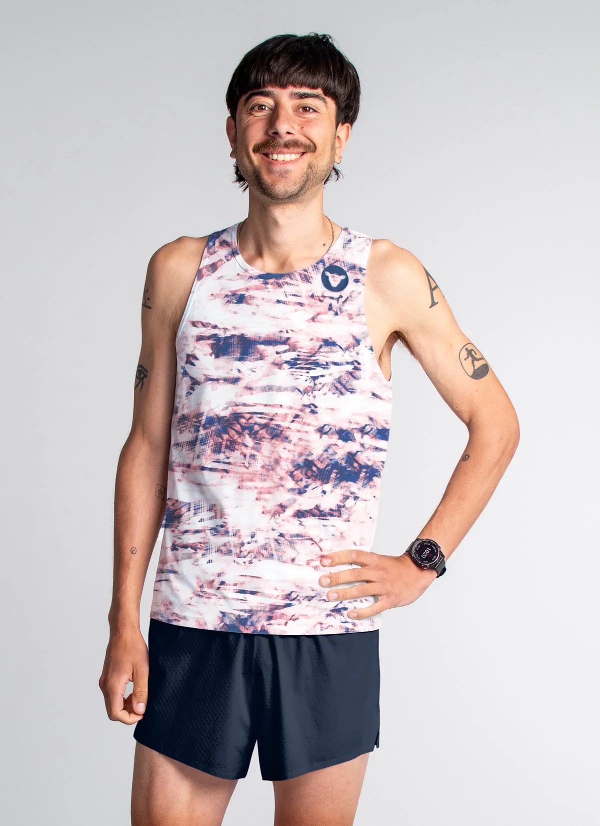 Men's Dry Singlet - Pink Shift